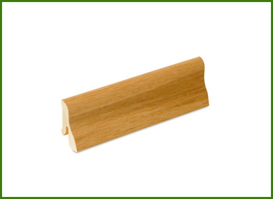 Skirting boards veneered wood veneer oak 3,9*1,9